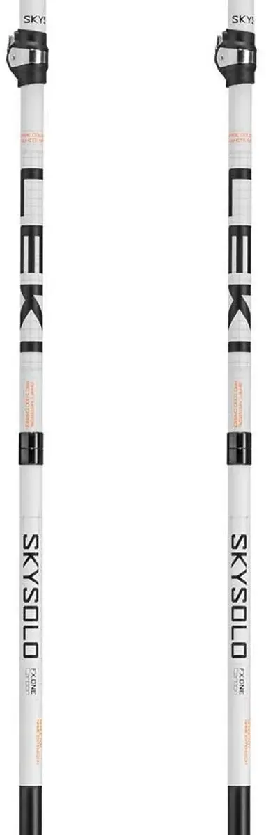 LEKI Skysolo Fx.one Carbon Stokken - Zilver/Black/Orange 125cm - afbeelding 3 van 4
