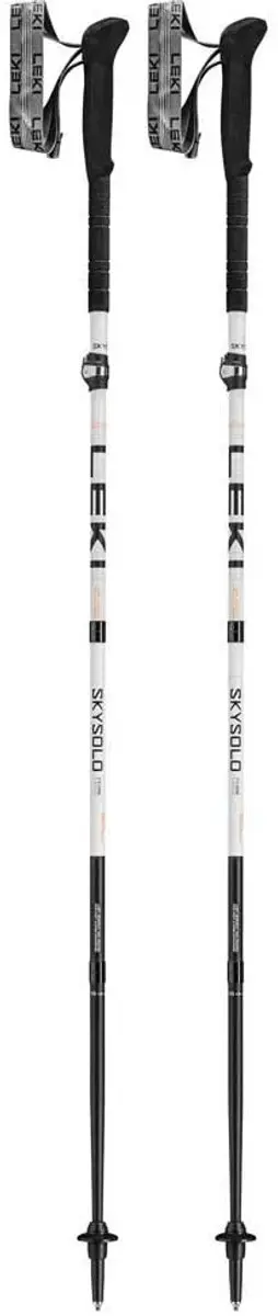 LEKI Skysolo Fx.one Carbon Stokken - Zilver/Black/Orange 125cm - afbeelding 2 van 4