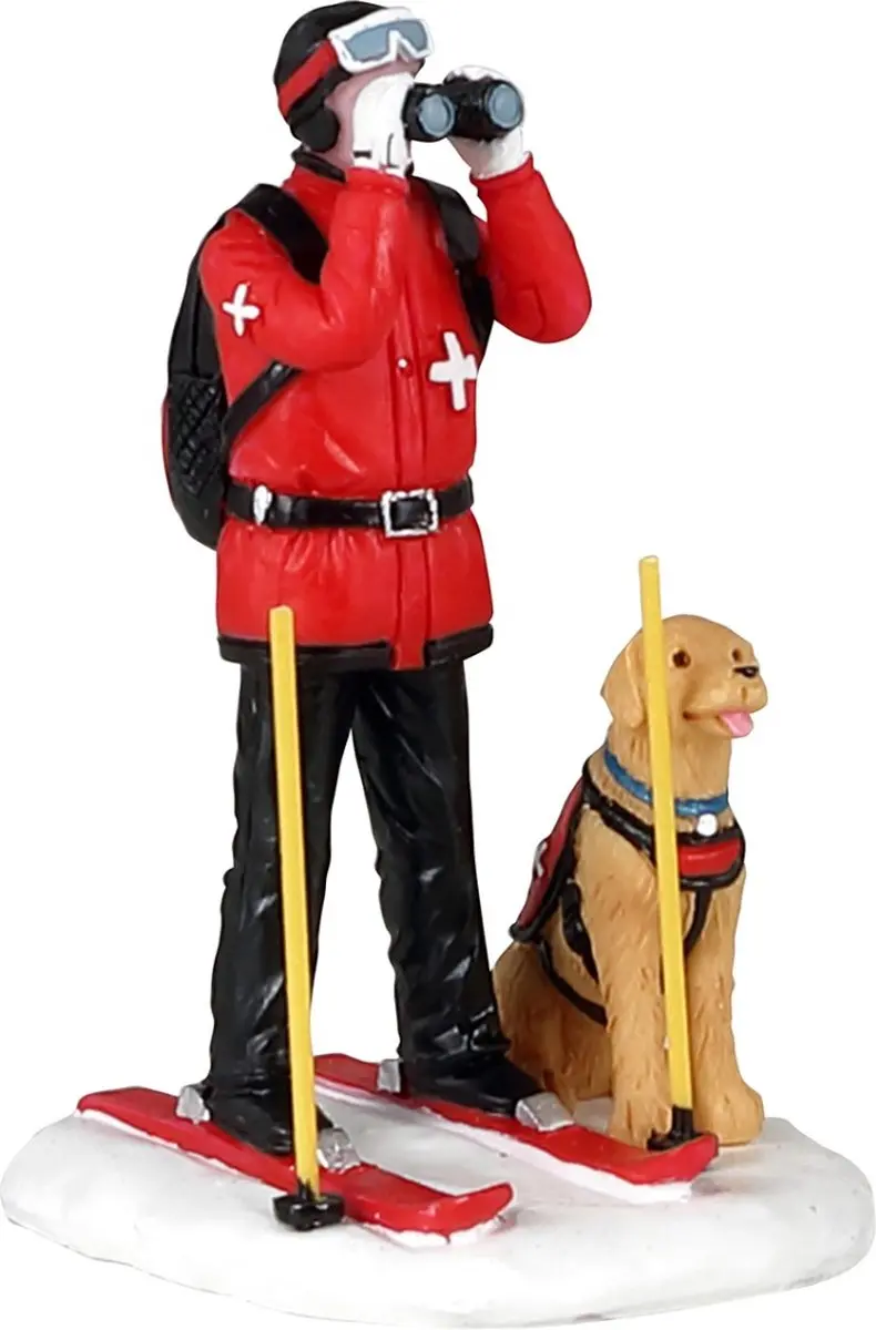 Lemax Ski Patrol Kersthuisjes