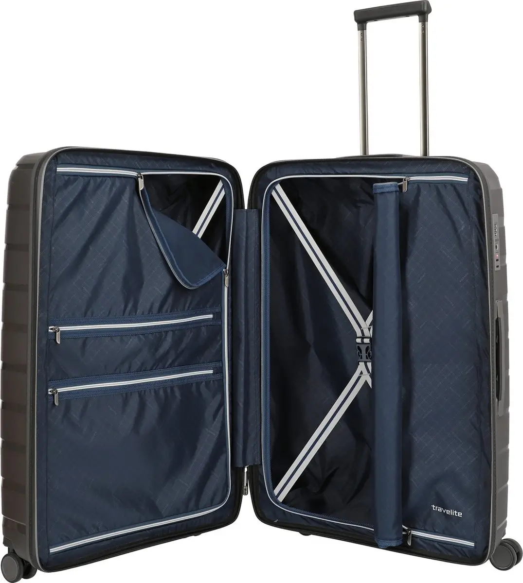Travelite Harde Koffer 77cm Air Base - 105L Grijs - afbeelding 3 van 6