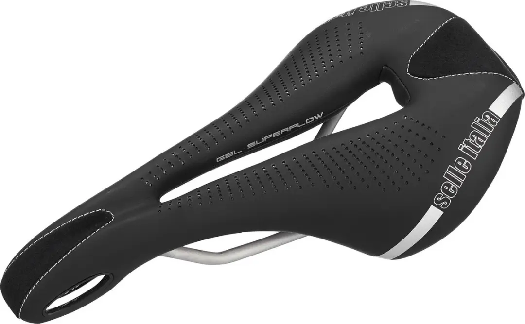 MAX FLITE Gel TI 316 Superflow L3 Zadel - Zwart - afbeelding 4 van 6
