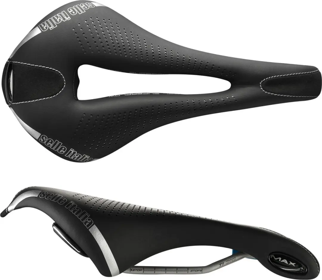 MAX FLITE Gel TI 316 Superflow L3 Zadel - Zwart - afbeelding 6 van 6