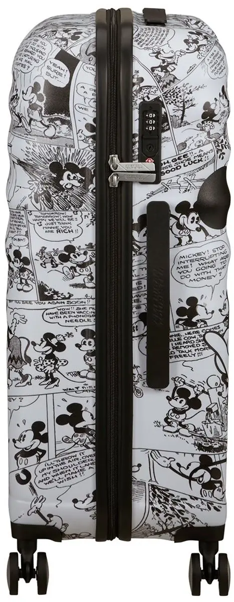 American Tourister Wavebreaker Disney Spinner 67/24 Koffer - 64L - Minnie Comics White - afbeelding 4 van 6