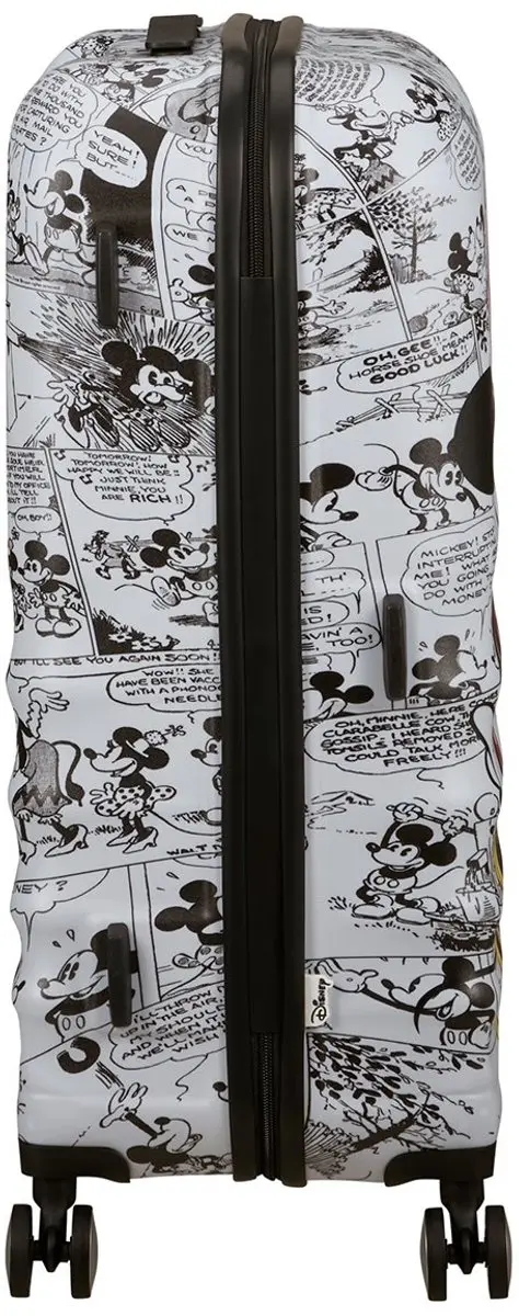 American Tourister Wavebreaker Disney Spinner 67/24 Koffer - 64L - Minnie Comics White - afbeelding 6 van 6