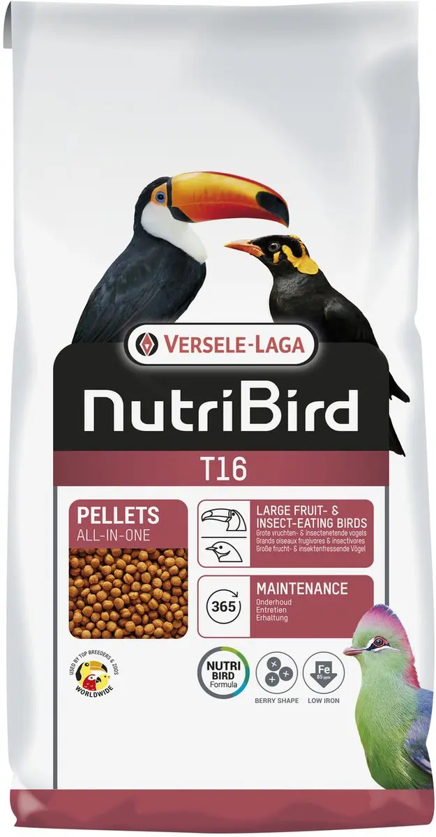 Versele-Laga Nutribird T16 Toekan Onderhoudsvoer 10kg