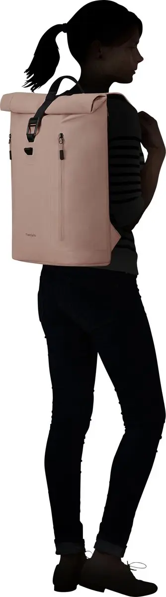 Samsonite Coatify Biz Rolltop Rugzak 15.6" 22.5L - Roze - afbeelding 6 van 6