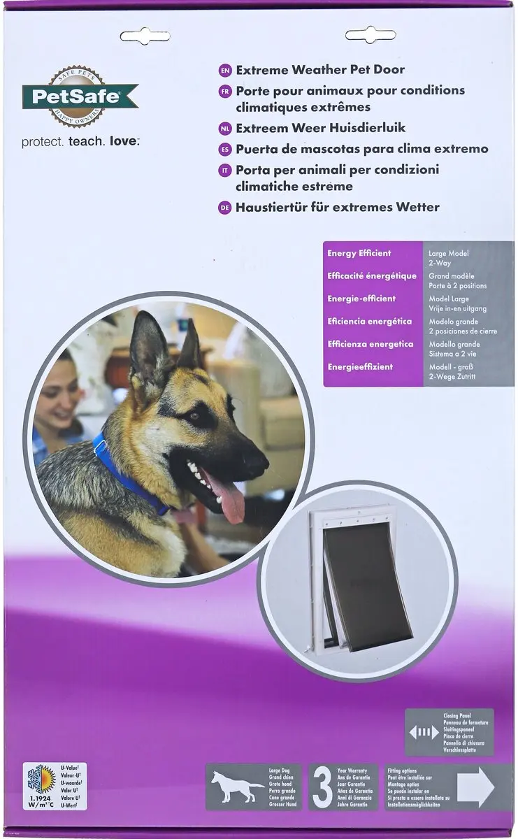 Petsafe Deur Extreme Weather Large Huisdierluik - Wit