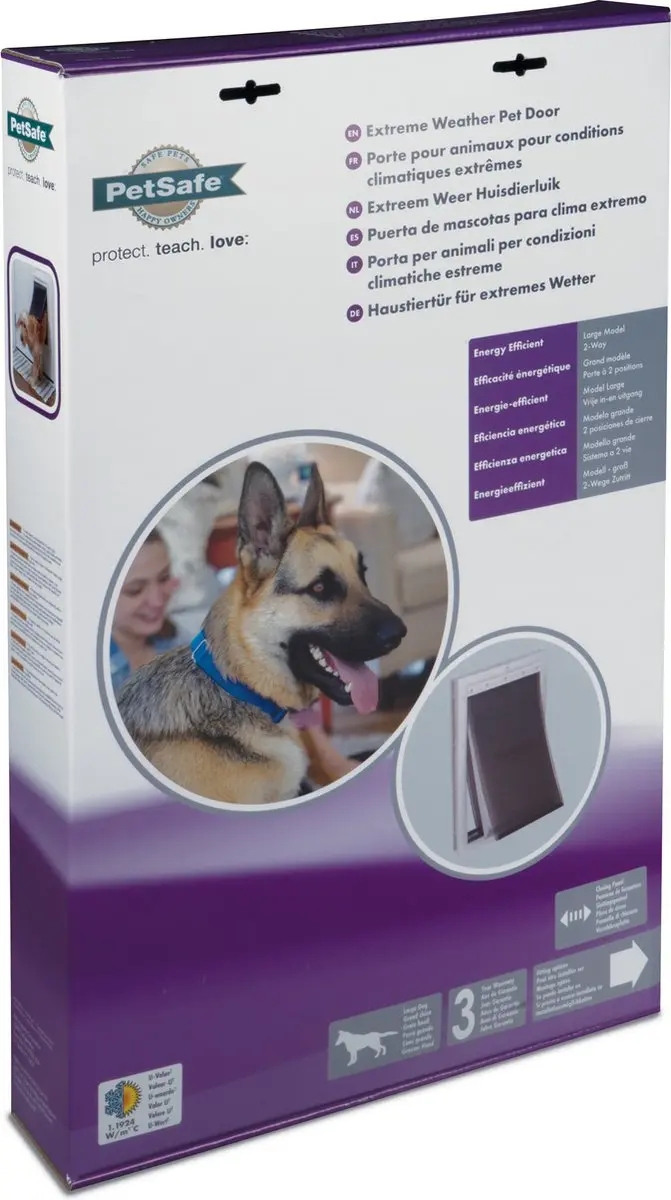 Petsafe Deur Extreme Weather Large Huisdierluik - Wit - afbeelding 3 van 6