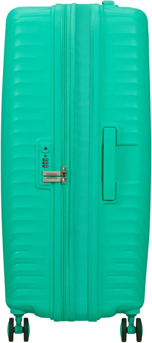 American Tourister Diablast 4 Wiel Spinner Koffer 98L - Cyber Aqua - afbeelding 2 van 6