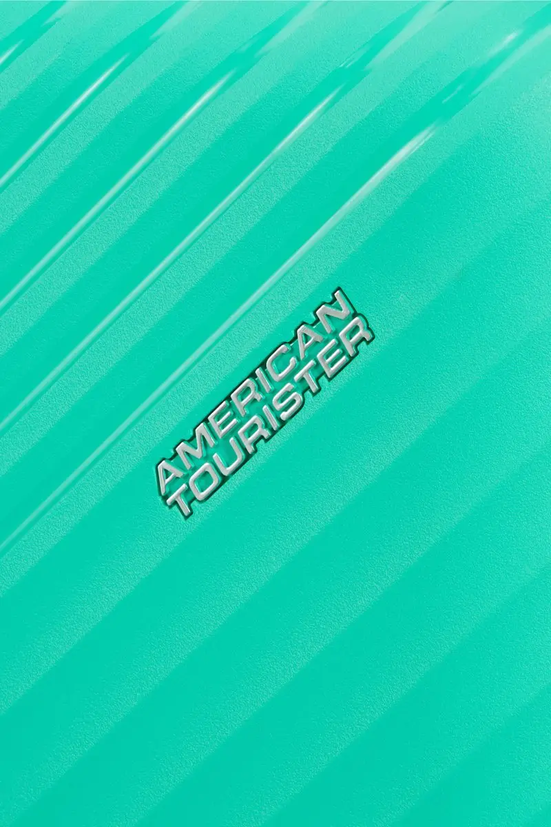 American Tourister Diablast 4 Wiel Spinner Koffer 98L - Cyber Aqua - afbeelding 5 van 6