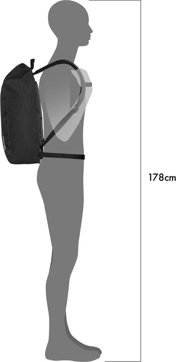 Ortlieb Velocity Rugzak 23L - Zwart - afbeelding 5 van 6