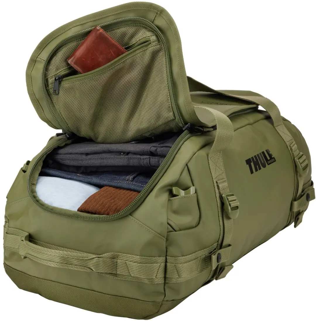 Thule Chasm Recycled Duffel 40L - Olivine Groen - afbeelding 5 van 6