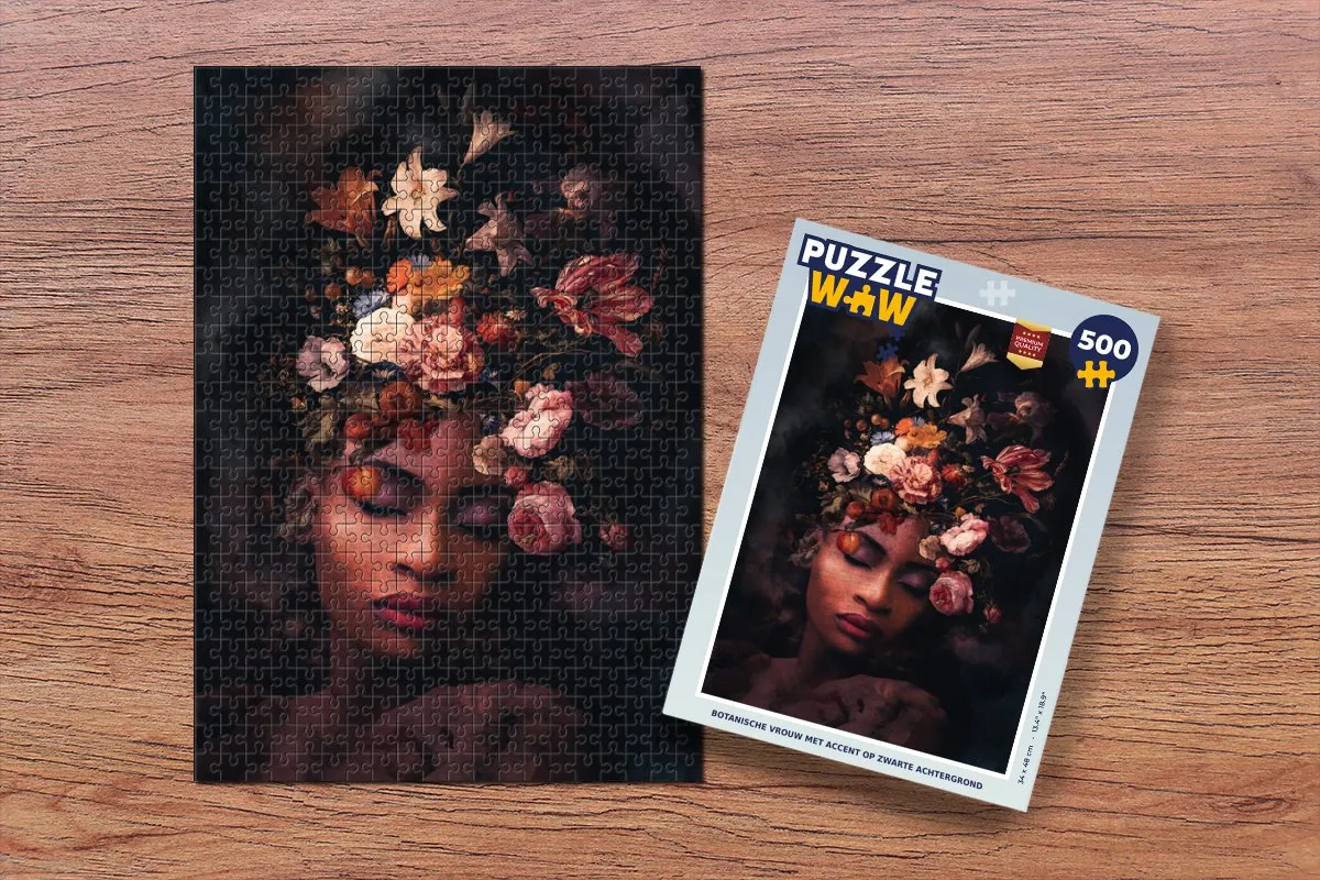 PuzzleWow Flora Legpuzzel 500 Stuks - Multicolor