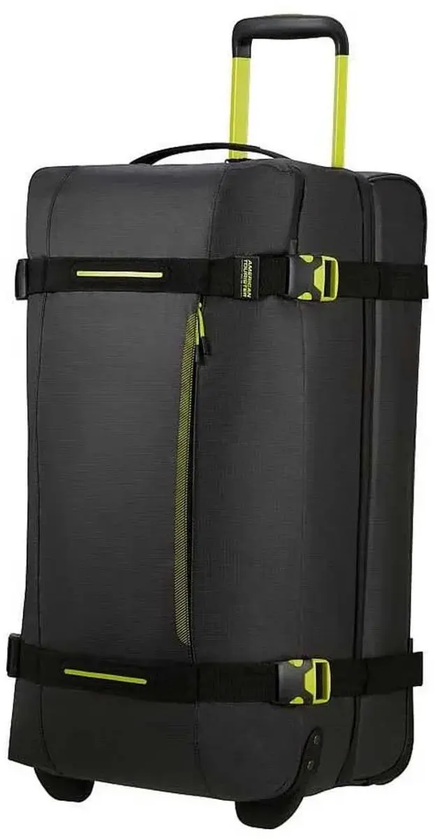 American Tourister Urban Track Coated M Reistas - 84L - Zwart/Limoen - afbeelding 3 van 6
