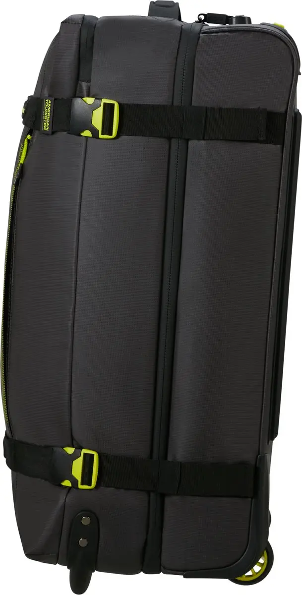 American Tourister Urban Track Coated M Reistas - 84L - Zwart/Limoen - afbeelding 2 van 6