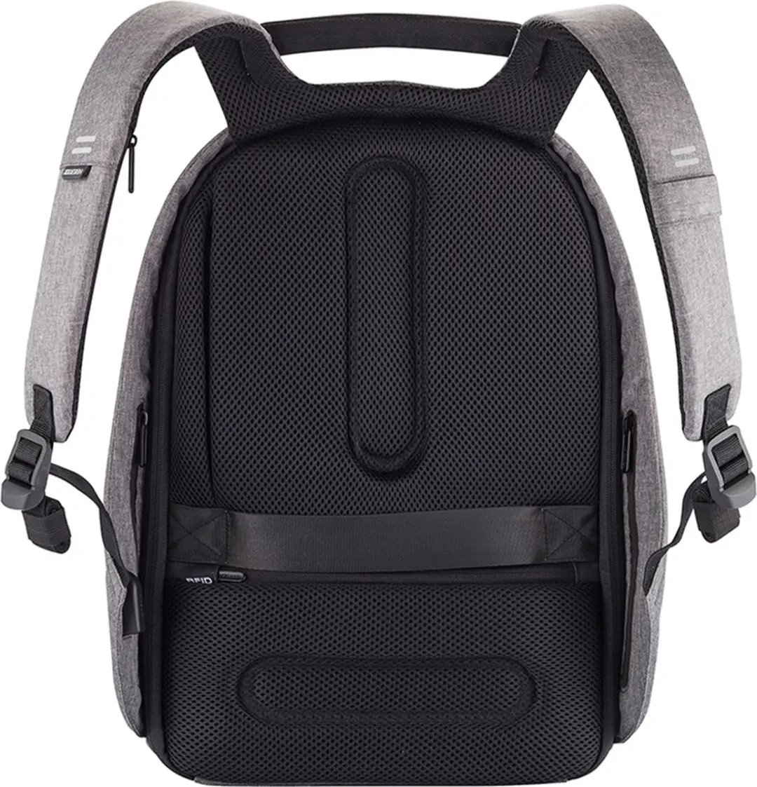 XD Design Bobby Hero XL Rugzak 21.5L - 17 inch - Grijs - afbeelding 6 van 6