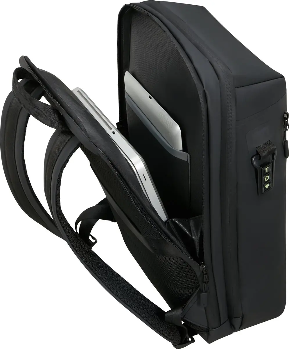 Samsonite Coatify Biz Backpack 15.6" Rugzak - 15.5L - Zwart - afbeelding 2 van 6