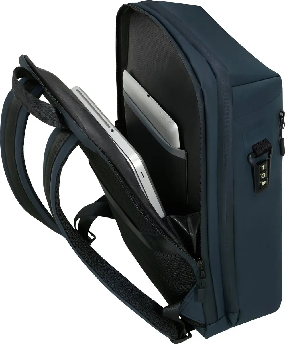 Samsonite Coatify Biz Backpack 15.6" Rugzak - 15.5L - Blauw - afbeelding 2 van 6