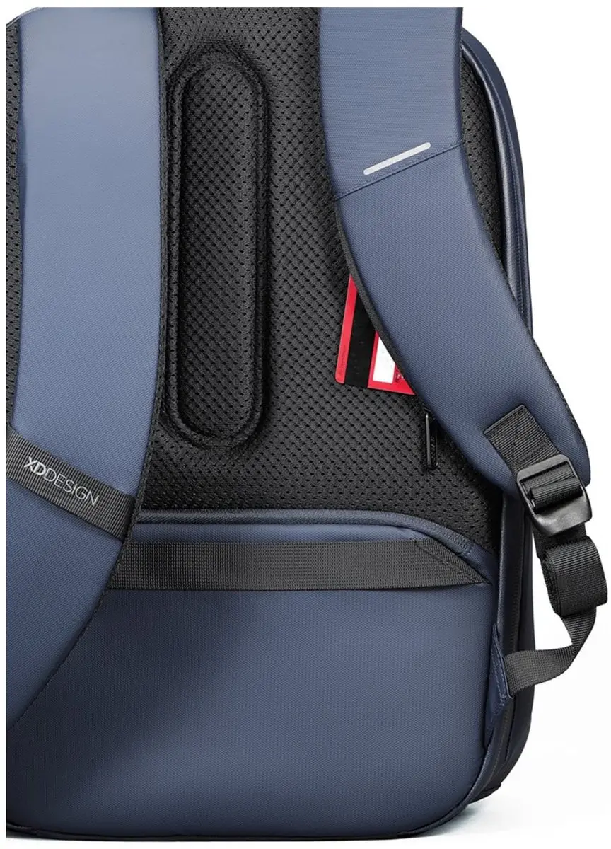 XD Design Bobby Edge Laptoprugzak 22L - 15.6 inch - Blauw - afbeelding 3 van 6