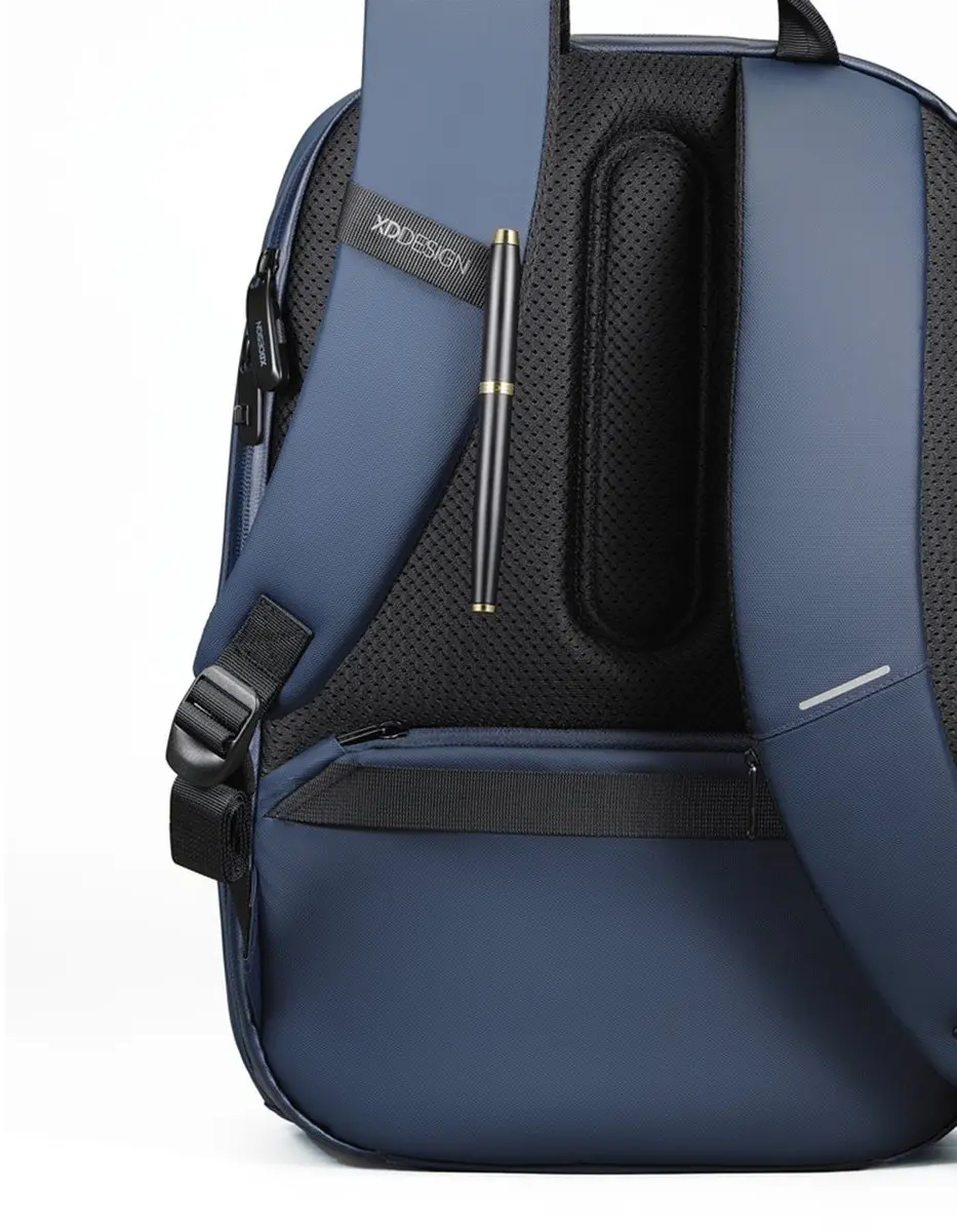 XD Design Bobby Edge Laptoprugzak 22L - 15.6 inch - Blauw - afbeelding 5 van 6
