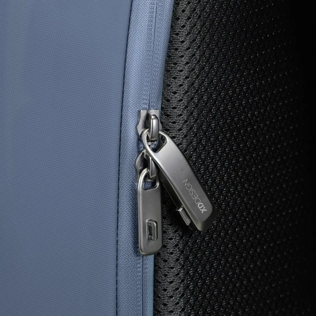 XD Design Bobby Edge Laptoprugzak 22L - 15.6 inch - Blauw - afbeelding 6 van 6