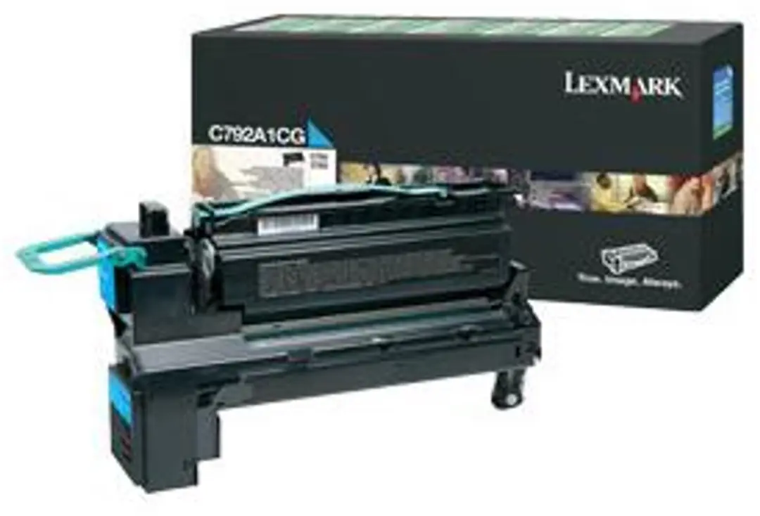 Lexmark C792A1CG Tonercartridge - Cyaan - afbeelding 2 van 2