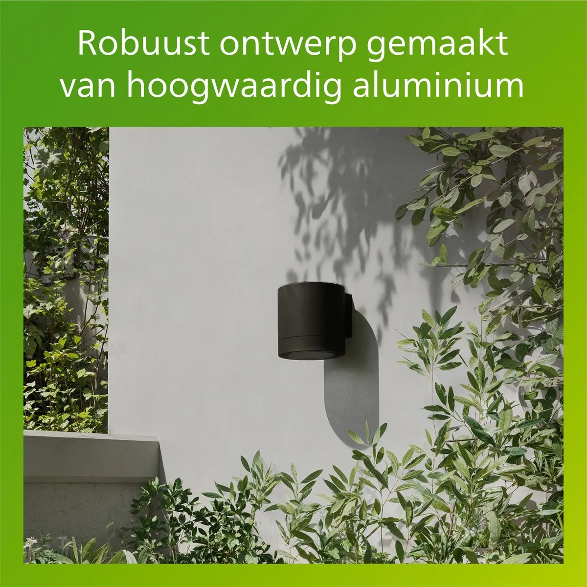 Philips Fylx Wandlamp GU10 IP44 - Zwart