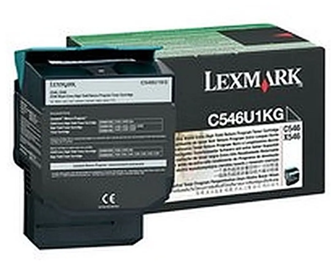 Lexmark C546U1KG Tonercartridge - 8000 Pagina's - Zwart - afbeelding 3 van 3