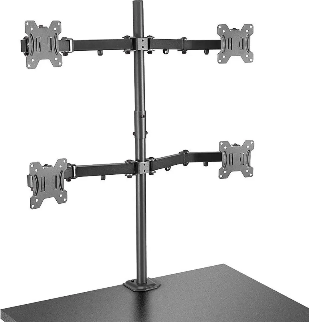 Lindy 40659 Monitor-tafelbeugel 4-voudig - 71,1 cm (28") - Zwart - afbeelding 3 van 4