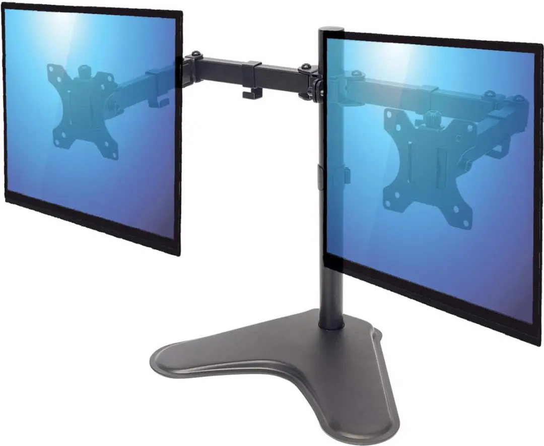 Manhattan 461559 LCD Monitorbeugel - 2 Monitoren - Zwart - afbeelding 4 van 5