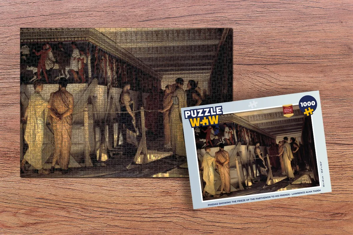 PuzzleWow Lawrence Alma Tadema Legpuzzel 1000 Stuks - Multicolor