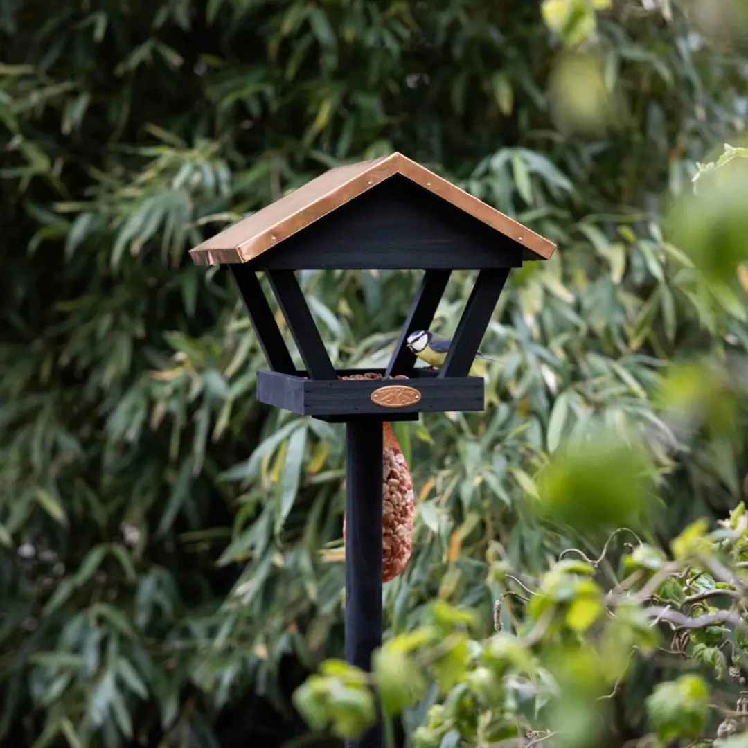 Esschert Design Zwart met koperen dak