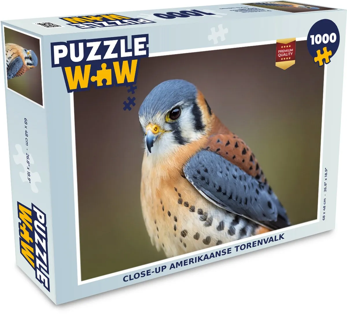 PuzzleWow Vogel Macro Puzzel 1000 Stuks