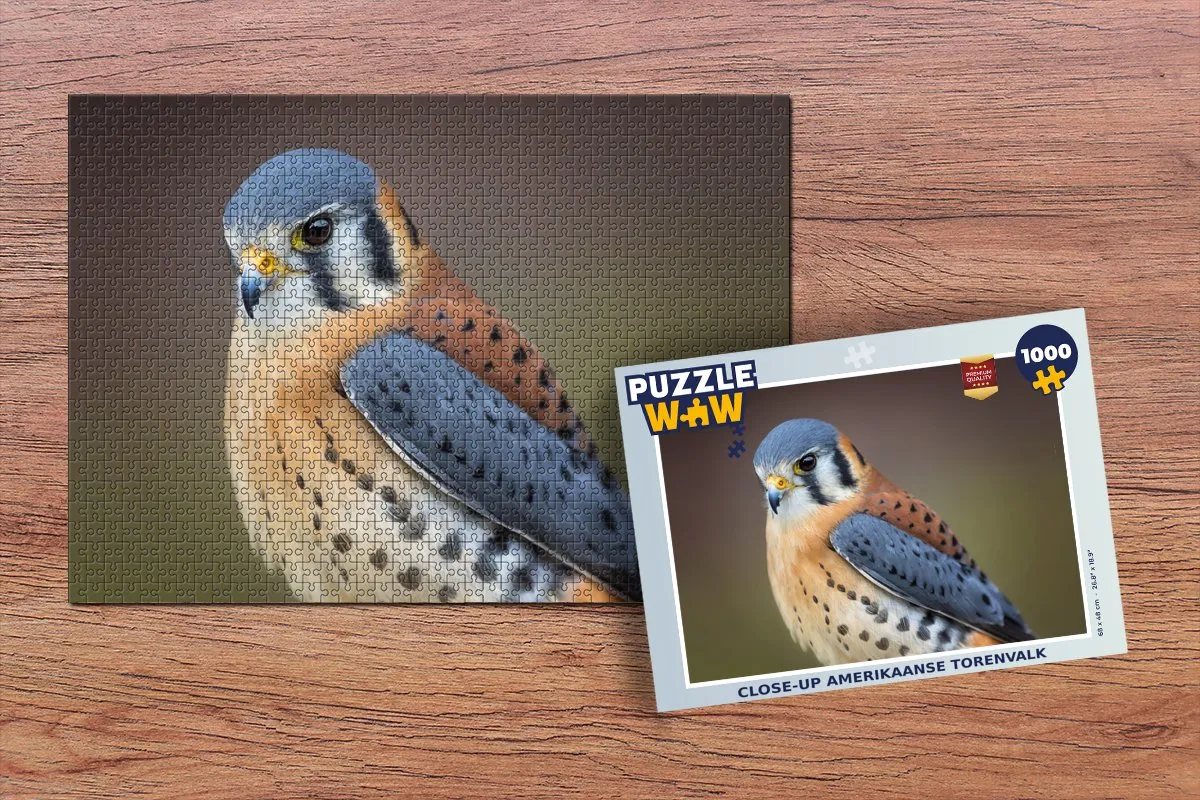PuzzleWow Vogel Macro Puzzel 1000 Stuks - Multicolor