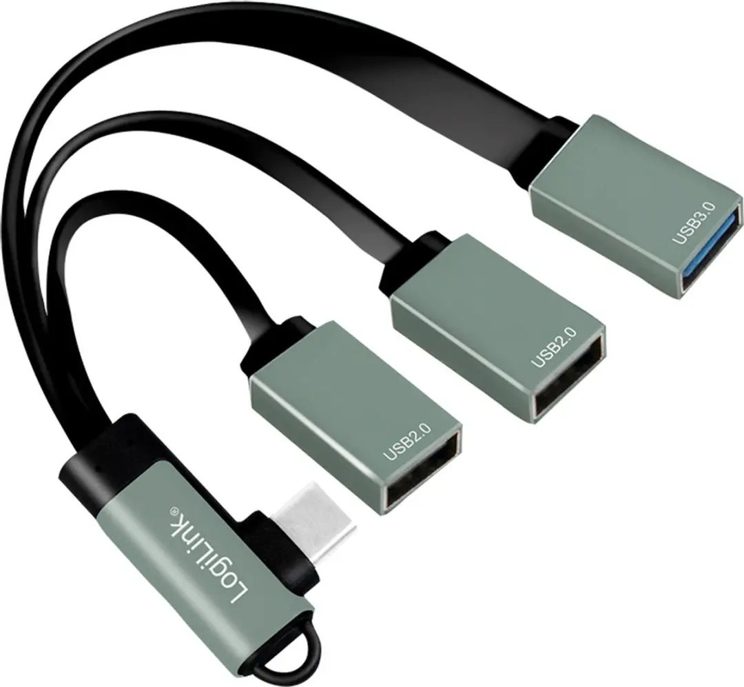 Logilink UA0361 USB-hub 3 Poorten