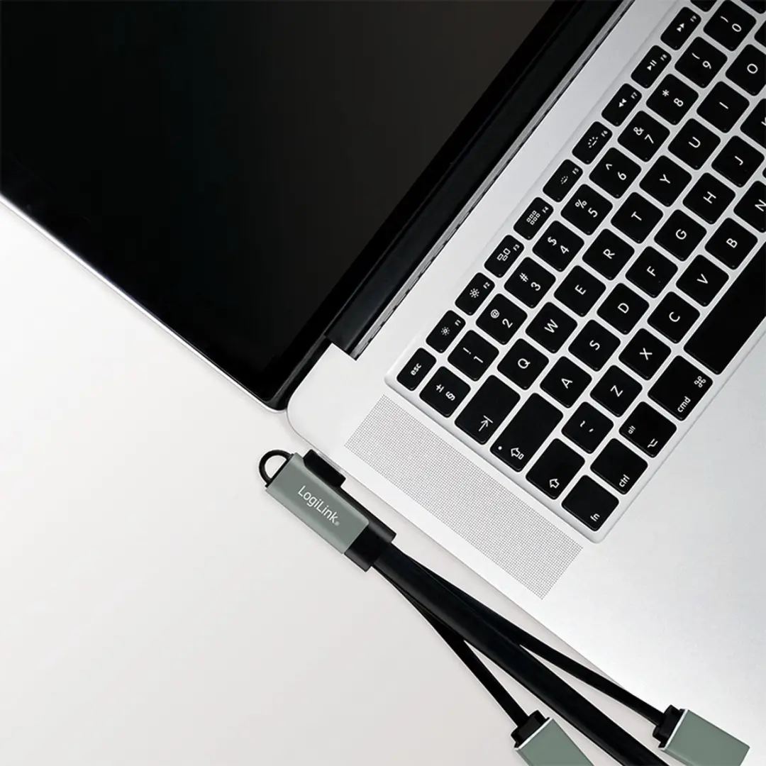 Logilink UA0361 USB-hub 3 Poorten - USB 3.1 Gen1 5Gbps - Zilver - afbeelding 2 van 6