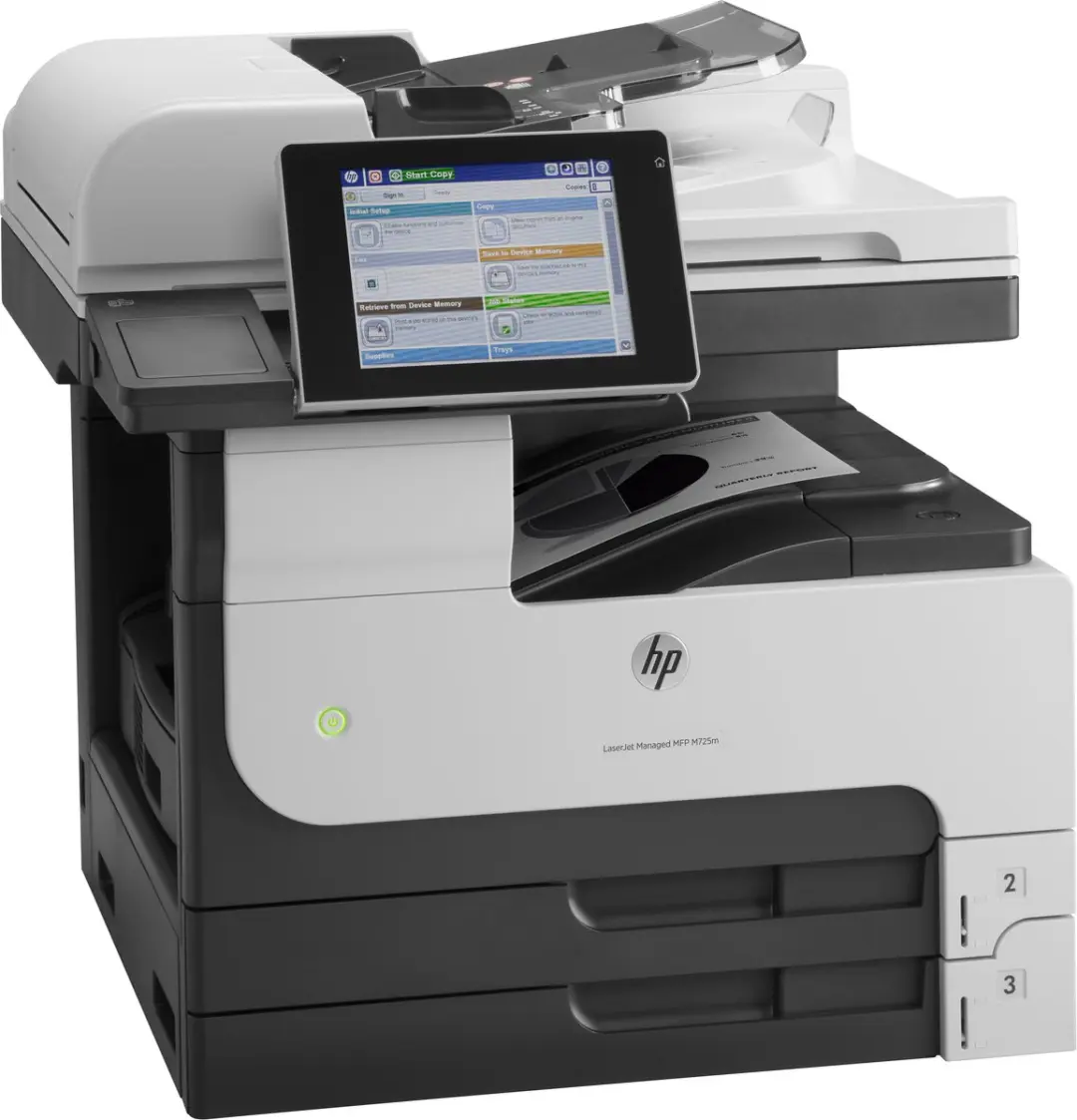 HP LaserJet Enterprise MFP M725dn - 25ppm Zwart-wit - afbeelding 4 van 6