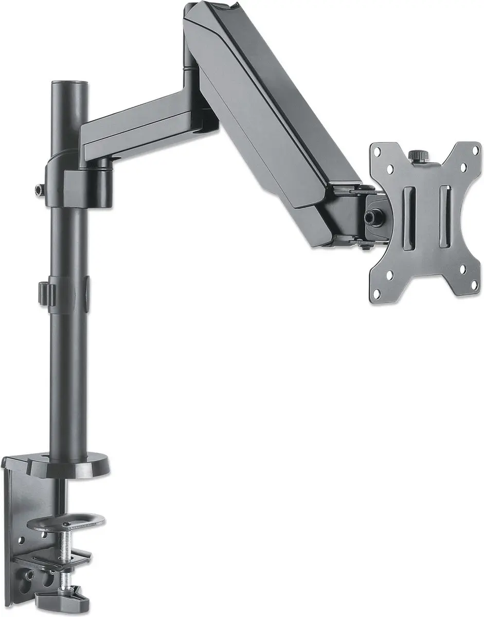 Manhattan 461580 Monitorarm Tafelbeugel - Zwart - afbeelding 4 van 6