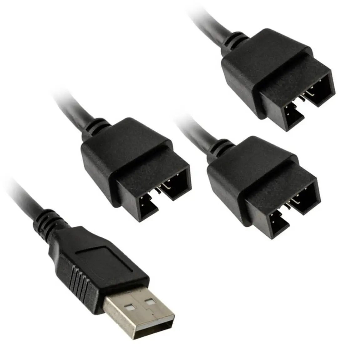 Lian Li PW-U2TPAB USB Hub - Kleurloos