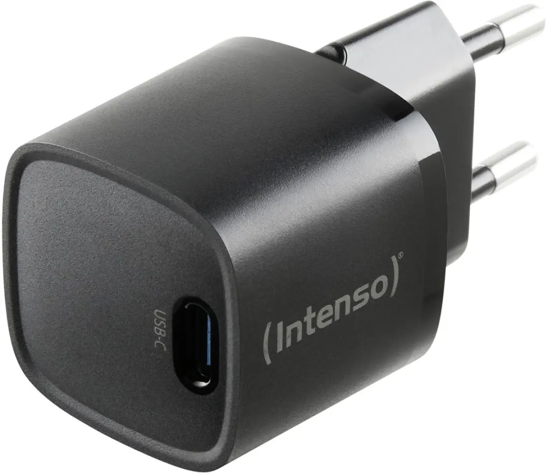 Intenso W30C² GaN Universele Oplader 30W - Zwart - afbeelding 3 van 6
