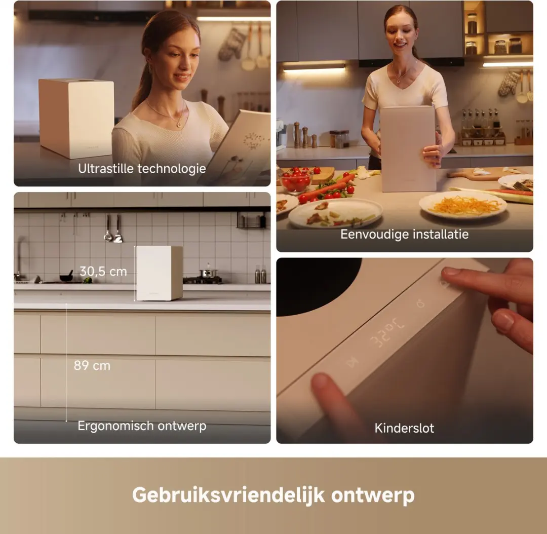 Dreame SF25 Elektrische Keukencomposter - 2.5L - Goud - afbeelding 3 van 6