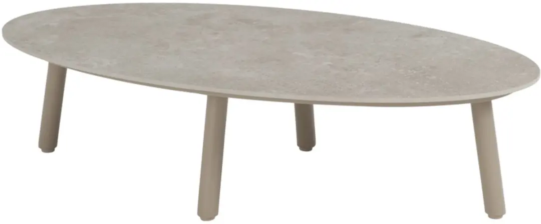 4 Seasons Outdoor Calma Loungebank met Salute Tafel - 120x65cm - Latte - afbeelding 4 van 6