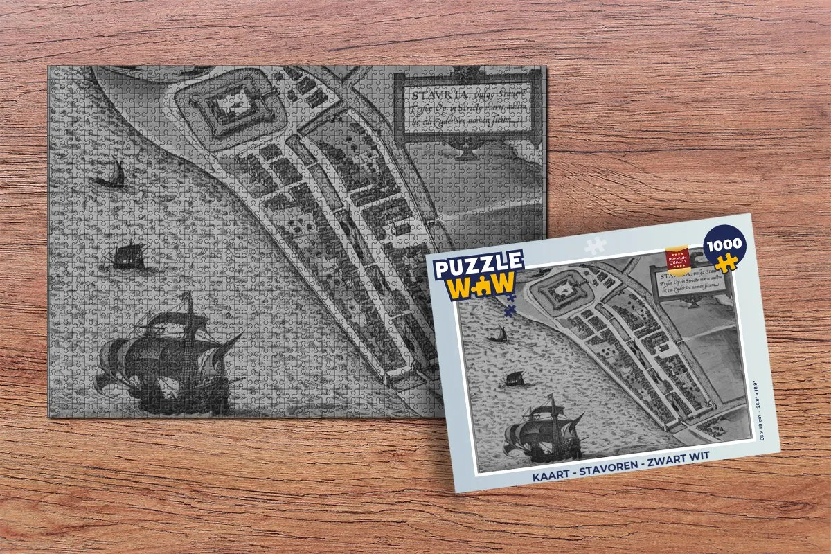 PuzzleWow Stavoren Legpuzzel 1000 Stuks - MPN 6017002024044