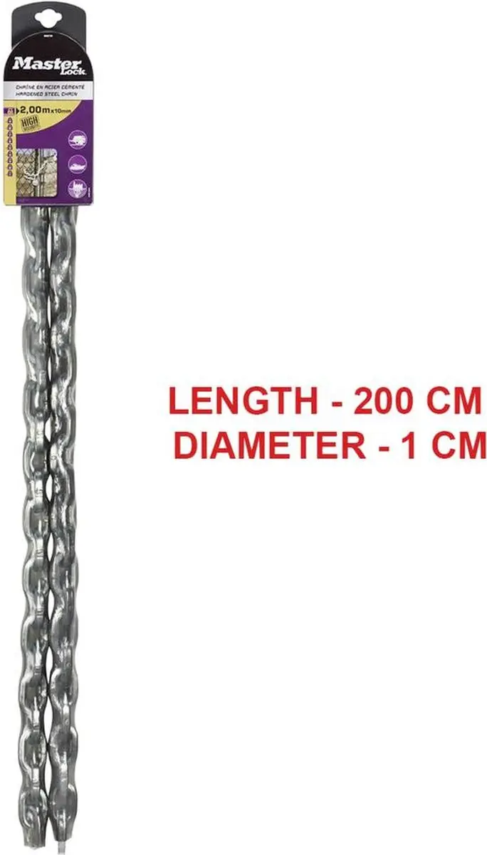 Master Lock 80221EURD Ketting - Zilver - afbeelding 4 van 6