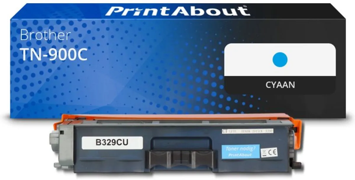 PrintAbout Brother TN-900C Toner Cyaan