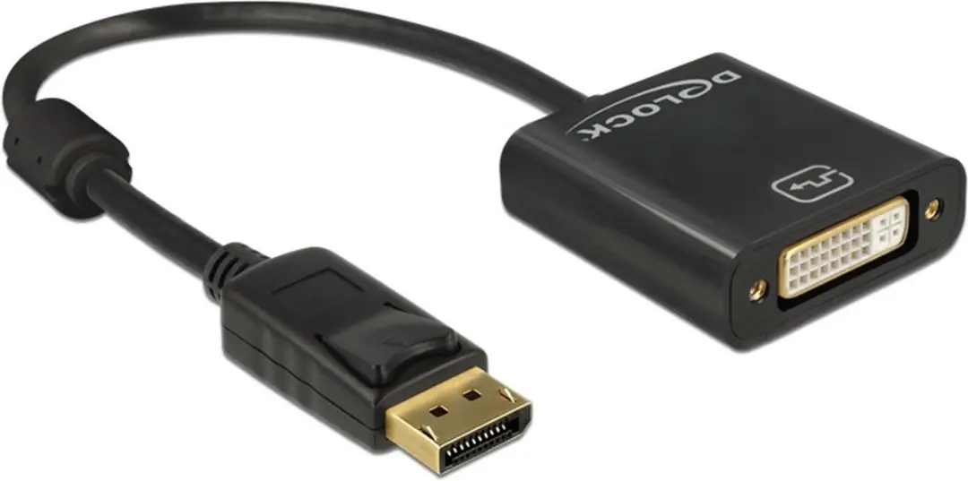 Delock DisplayPort naar DVI Adapter DP1.2 1920x1200
