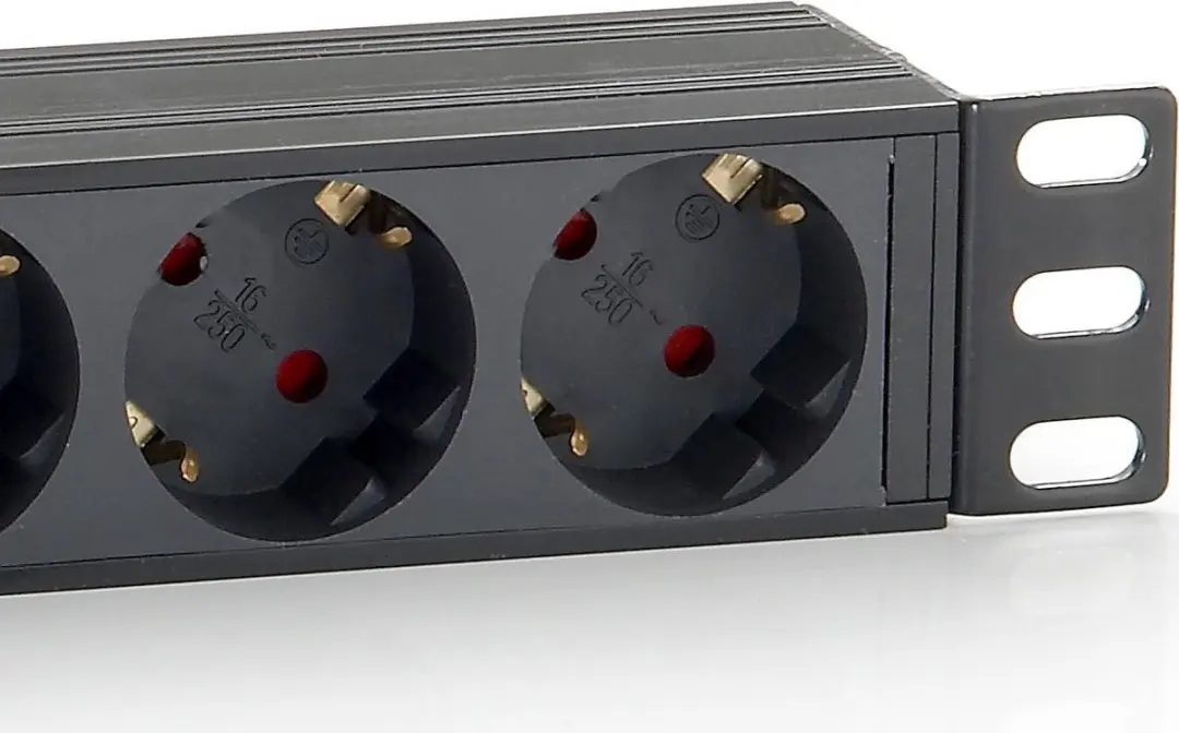 Equip 333283 PDU 1U 8 AC-uitgangen Zwart - afbeelding 5 van 6