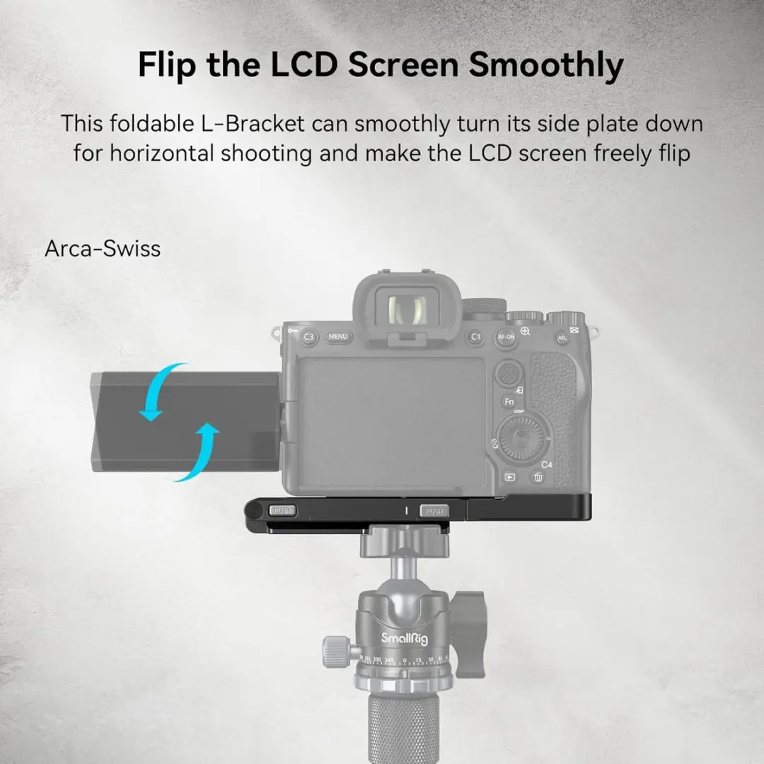 SmallRig 3984 Vouwbare L-Bracket - Sony A7R V/A7 IV/A7S - afbeelding 3 van 6