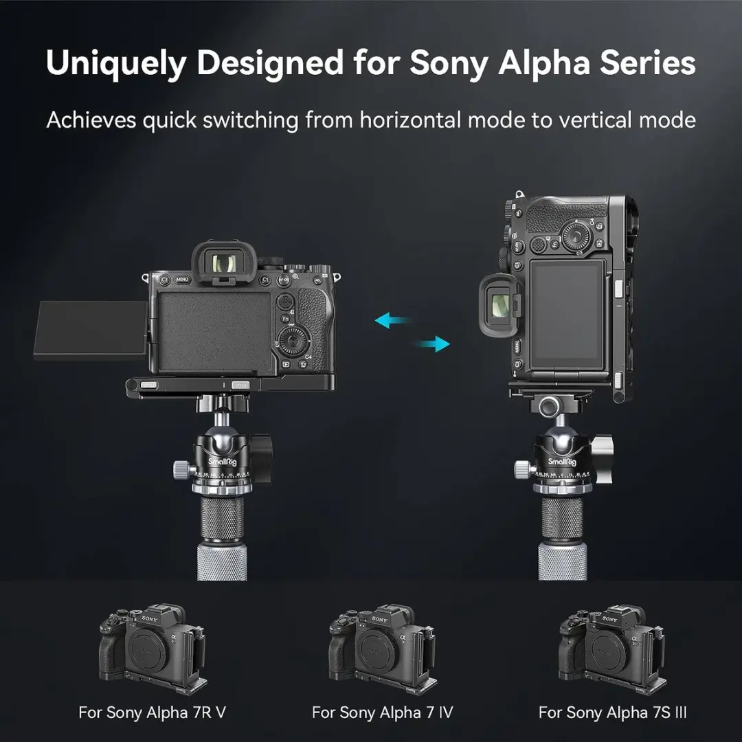 SmallRig 3984 Vouwbare L-Bracket - Sony A7R V/A7 IV/A7S - afbeelding 5 van 6