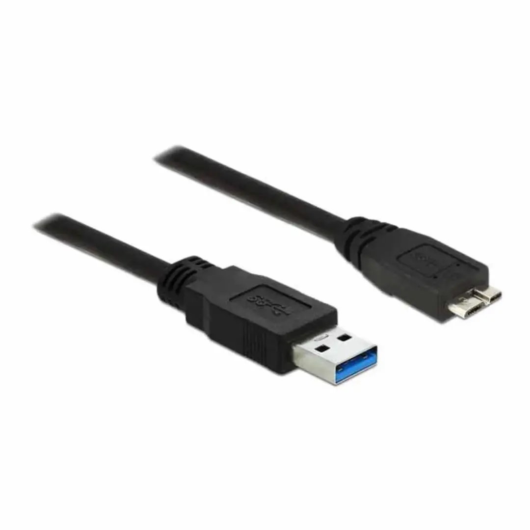 Delock 85074 USB A naar Micro-USB B Kabel - 2m - Zwart - afbeelding 3 van 3